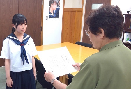 校内音楽コンクール表彰式