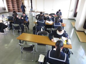 大学入試センター試験が行われました。